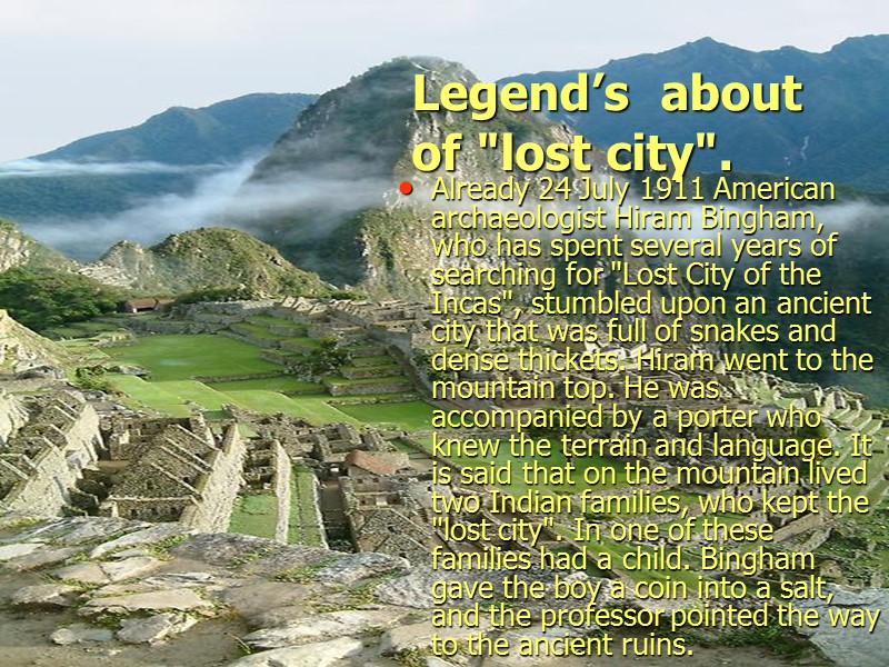 Legend’s  about  of 